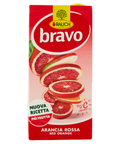 Succo Rauch BRAVO Classic ARANCIA ROSSA – 6 cartoni da 2 lt