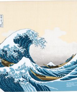 Furoshiki Ukiyo-e Hokusai “La grande onda” 48cm