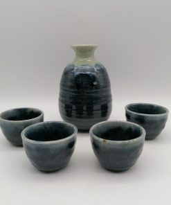 Set da sake blu indigo