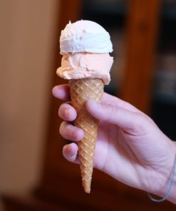 Cono gelato mango e fiordilatte