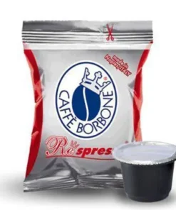 Capsule Borbone REspresso Miscela ROSSA Compatibili con macchine ad uso domestico a marchio Nespresso