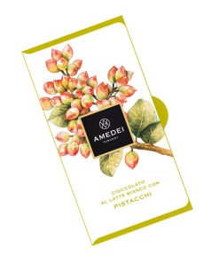 Cioccolato al Latte Bianco con Pistacchi Amedei