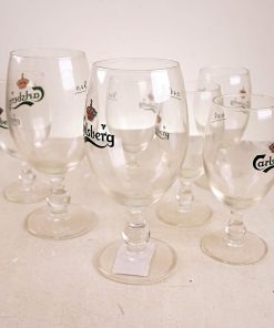lotto di 7 bicchieri birra carlsberg