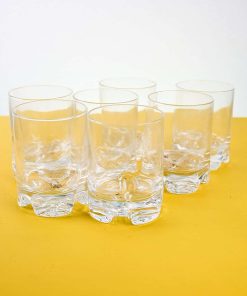 bicchieri vintage da acqua, 7 pezzi