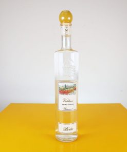 Elegante bottiglia di grappa Valdavi vintage