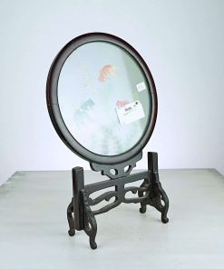 ACQUARIO RICAMATO BASE IN LEGNO